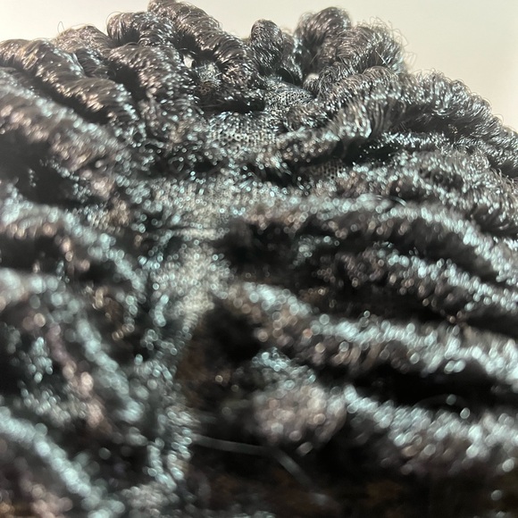 Wigner Short Dreadlock Headband Wig.  Color: 1B - Picture 2 of 11